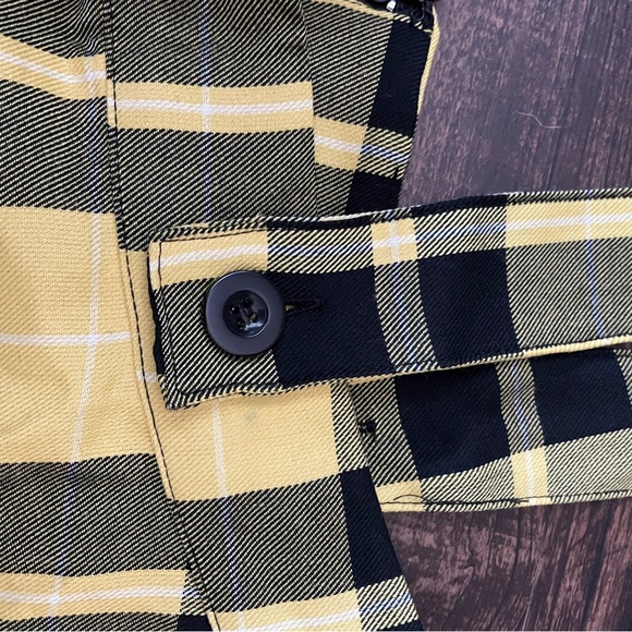 NWT Torrid X Warner Bros Harry Potter Plaid Hufflepuff Suspender Skirt Halloween - Picture 8 of 10